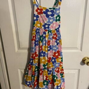 EUC Hanna Andersson Girls Floral Summer Dress 130 Sz8 Sleeveless